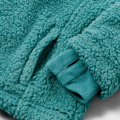 Toddler Adaptive Mock Neck Long Sleeve Fleece Jacket - Cat & Jack™ 4 Toddler Adaptive Mock Neck Long Sleeve Fleece Jacket - Cat & Jack™ - Image 2