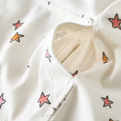 Toddler Girls' 2pk Adaptive Short Sleeve Holiday Dress - Cat & Jack™ Off-White 5 Toddler Girls' 2pk Adaptive Short Sleeve Holiday Dress - Cat & Jack™ Off-White - Image 3