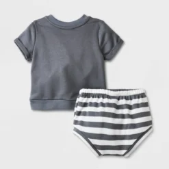 Baby 2pc 'Itsy Bitsy' Sweatshirt & Bottom Set - Cat & Jack™ Gray