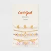 Girls' 5pk Flowers And Butterflies Bracelet Set - Cat & Jack™️ Gold/Purple: Beaded, Chain, Stretch Styles 1 Girls' 5pk Flowers And Butterflies Bracelet Set - Cat & Jack™️ Gold/Purple: Beaded, Chain, Stretch Styles -Kid Clothing GUEST 96ba9fdf 554a 48eb bfdf fda9bb484f3b
