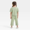 Toddler Girls' Crop Pants Set - Cat & Jack™ Olive Green -Kid Clothing GUEST 9755374e 6f42 4657 9882 493c345c0a35