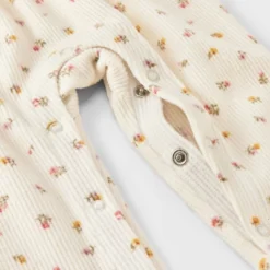 Baby Girls' Long Sleeve Waffle Romper - Cat & Jack™ -Kid Clothing GUEST 9796fcc5 e0e9 4360 9c04 6d014e004586