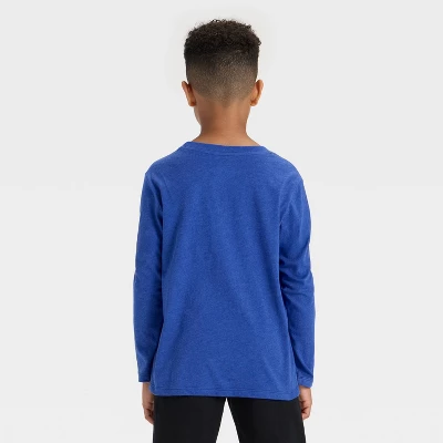 Boys' Long Sleeve 'Streetball Legend' Graphic T-Shirt - Cat & Jack™ Dark Blue 4 Boys' Long Sleeve 'Streetball Legend' Graphic T-Shirt - Cat & Jack™ Dark Blue - Image 2