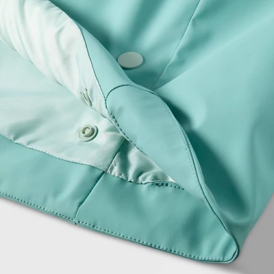 Toddler Adaptive Lightweight Rain Coat - Cat & Jack™ Ocean Green 4 Toddler Adaptive Lightweight Rain Coat - Cat & Jack™ Ocean Green - Image 2