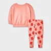 Baby Girls' 2pc Fleece Sweatshirt & Jogger Pants Set - Cat & Jack™ 1 Baby Girls' 2pc Fleece Sweatshirt & Jogger Pants Set - Cat & Jack™ -Kid Clothing GUEST 9ac2bafb 25e8 4151 8cd0 5bd46aead259