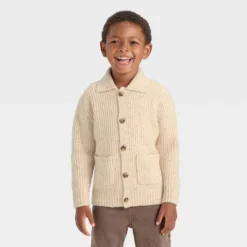Toddler Boys' Button-Up Cardigan - Cat & Jack™ Oatmeal 7 Toddler Boys' Button-Up Cardigan - Cat & Jack™ Oatmeal -Kid Clothing GUEST 9b999c97 51ed 4abc b147 862a78a8fbc0