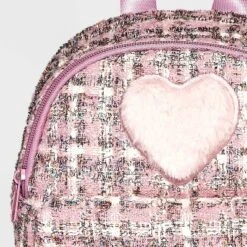 Toddler Girls' Plaid 10" Backpack - Cat & Jack™ Pink -Kid Clothing GUEST 9d347877 a04e 40cb 9786 a15a0032b61b