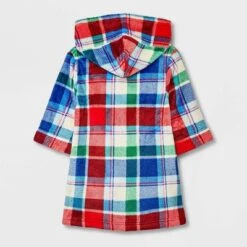 Toddler Boys' Plaid Robe - Cat & Jack™ Red