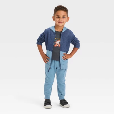 Toddler Boys' Washed French Terry Cargo Pants - Cat & Jack™ 4 Toddler Boys' Washed French Terry Cargo Pants - Cat & Jack™ - Image 2