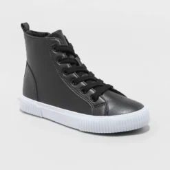 Boys' Glenn High-Top Sneakers - Cat & Jack™ Black 9 Boys' Glenn High-Top Sneakers - Cat & Jack™ Black -Kid Clothing GUEST 9f203d1f 8d49 4011 8933 421f87f1a793