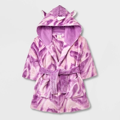 Toddler Girls' Unicorn Cosplay Robe - Cat & Jack™ Purple 6 Toddler Girls' Unicorn Cosplay Robe - Cat & Jack™ Purple - Image 4