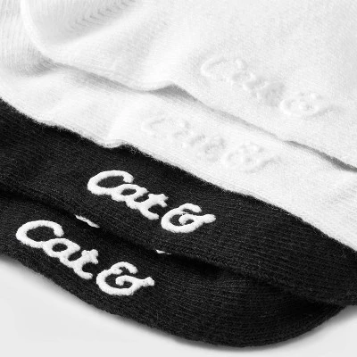 Toddler 20pk Low Cut Socks - Cat & Jack™ Black/White 4 Toddler 20pk Low Cut Socks - Cat & Jack™ Black/White - Image 2