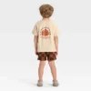 Toddler Boys' Short Sleeve Pumpkin Spice French Terry T-Shirt And Shorts Set - Cat & Jack™ Khaki -Kid Clothing GUEST a52b7e9a aa5e 461e 9822 2ee059526a84
