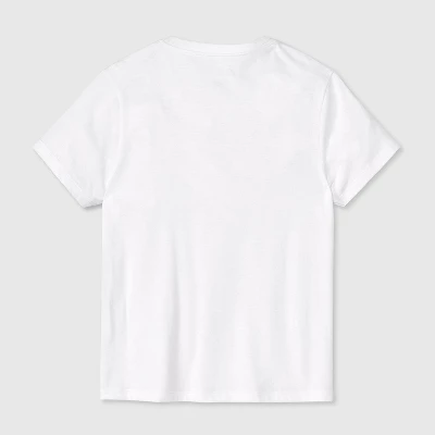 Boys' 5pk Crew Neck T-shirt - Cat & Jack™ White 4 Boys' 5pk Crew Neck T-shirt - Cat & Jack™ White - Image 2