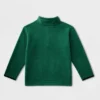 Toddler Boys' Adaptive Fleece Mock Neck Top - Cat & Jack™ Forest Green -Kid Clothing GUEST a76ef2f3 7fe5 46a2 a8e6 c1257d3cf4a4