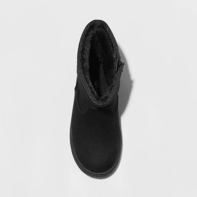 Toddler Girls' Pip Shearling Style Boots - Cat & Jack™ 4 Toddler Girls' Pip Shearling Style Boots - Cat & Jack™ - Image 2