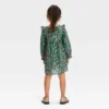 Toddler Girls' Floral Long Sleeve Dress - Cat & Jack™ Green 2 Toddler Girls' Floral Long Sleeve Dress - Cat & Jack™ Green -Kid Clothing GUEST a8614e7c 1bcb 46a7 955d 46778087ddc2