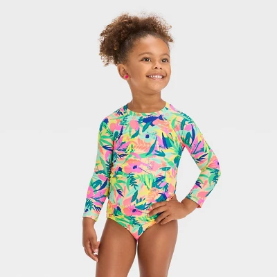 Toddler Girls' Rash Guard Set - Cat & Jack™ 5 Toddler Girls' Rash Guard Set - Cat & Jack™ - Image 3
