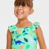 Toddler Girls' Ruffle One Piece Swimsuit - Cat & Jack™ 2 Toddler Girls' Ruffle One Piece Swimsuit - Cat & Jack™ -Kid Clothing GUEST a8dc4974 a698 4b91 8607 3ba089fca4a4