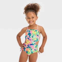 Toddler Girls' Cut Out Floral One Piece Swimsuit - Cat & Jack™ 7 Toddler Girls' Cut Out Floral One Piece Swimsuit - Cat & Jack™ -Kid Clothing GUEST a95b3786 ae93 47f6 acbc f2ee6f1fd6dc