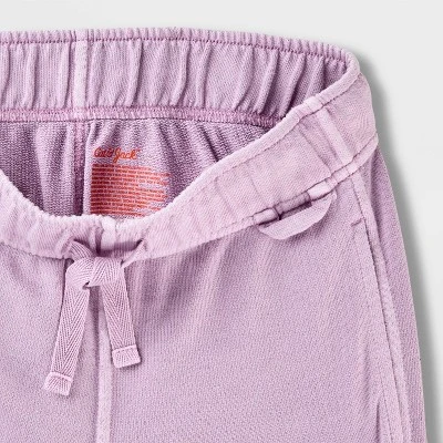 Girls' Adaptive French Terry Sweater Top & Bottom Set - Cat & Jack™ Mauve Purple 4 Girls' Adaptive French Terry Sweater Top & Bottom Set - Cat & Jack™ Mauve Purple - Image 2