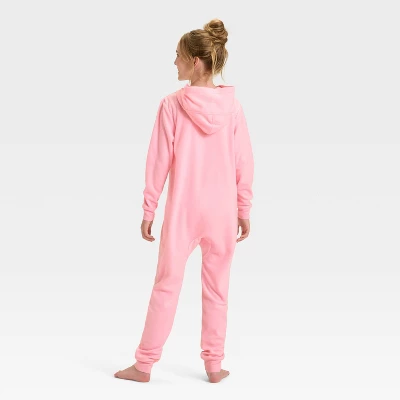 Girls' Halloween Skeleton Union Suit - Cat & Jack™ Pink 3 Girls' Halloween Skeleton Union Suit - Cat & Jack™ Pink