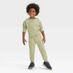 Toddler Boys' Embossed Knit Crew And Jogger Pants Set - Cat & Jack™ Green 6 Toddler Boys' Embossed Knit Crew And Jogger Pants Set - Cat & Jack™ Green -Kid Clothing GUEST ab6d0986 fcf7 4fcd b47d fe83f4bf8ee6