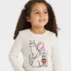 Toddler Girls' Long Sleeve Halloween Graphic T-Shirt - Cat & Jack™ Cream 2 Toddler Girls' Long Sleeve Halloween Graphic T-Shirt - Cat & Jack™ Cream -Kid Clothing GUEST ac5b2539 3fdb 47bb 8286 b19e2df83373