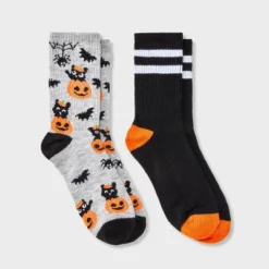Girls' 2pk Pumpkin Halloween Crew Socks - Cat & Jack™ 7 Girls' 2pk Pumpkin Halloween Crew Socks - Cat & Jack™ -Kid Clothing GUEST ace9919b f70c 4fb0 b0a4 4623dbc63168