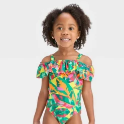 Toddler Girls' Leaf One Piece Swimsuit - Cat & Jack™ 7 Toddler Girls' Leaf One Piece Swimsuit - Cat & Jack™ -Kid Clothing GUEST ad2c20f8 fd43 4fe5 bb86 776b028a6c9f