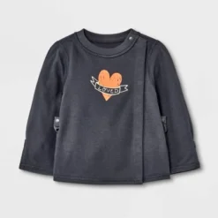 Baby Adaptive Side Snap Long Sleeve T-Shirt - Cat & Jack™ Black 9 Baby Adaptive Side Snap Long Sleeve T-Shirt - Cat & Jack™ Black -Kid Clothing GUEST ae89b7b1 370f 47bc 8af8 33043b036c3a