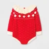 Baby Girls' Fair Isle Sweater Romper - Cat & Jack™ Red 2 Baby Girls' Fair Isle Sweater Romper - Cat & Jack™ Red -Kid Clothing GUEST afc4b62a f919 4841 aec7 160321510913
