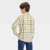 Boys' Long Sleeve Plaid Button-Down Shirt - Cat & Jack™