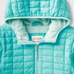 Kids' Solid Puffer Jacket - Cat & Jack™ -Kid Clothing GUEST b234fa65 1416 4cc2 9648 f5a495f0e5f9