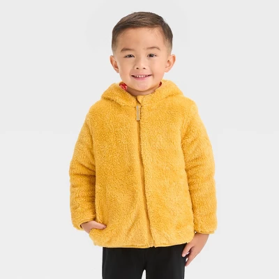 Toddler Reversible Cozy Puffer Jacket - Cat & Jack™ 4 Toddler Reversible Cozy Puffer Jacket - Cat & Jack™ - Image 2