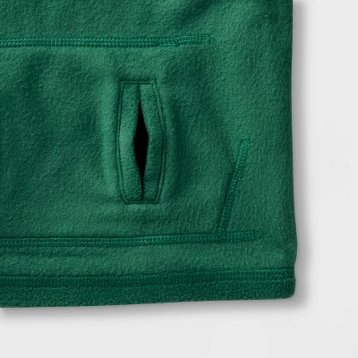 Toddler Boys' Adaptive Fleece Mock Neck Top - Cat & Jack™ Forest Green 5 Toddler Boys' Adaptive Fleece Mock Neck Top - Cat & Jack™ Forest Green - Image 3