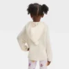 Toddler Girls' Cable Sweater With Hood - Cat & Jack™ 1 Toddler Girls' Cable Sweater With Hood - Cat & Jack™ -Kid Clothing GUEST b7d0438d 88d3 420a 9920 c99d5b5acbb5