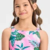 Girls' 'Summer Palms' Tankini Swimwear Set - Cat & Jack™ Green 1 Girls' 'Summer Palms' Tankini Swimwear Set - Cat & Jack™ Green -Kid Clothing GUEST baf5f993 a515 4fcc 8299 8a185dfb3483