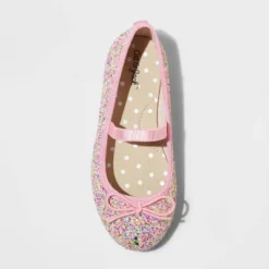 Toddler Lily Glitter Ballet Flats - Cat & Jack™ 6 Toddler Lily Glitter Ballet Flats - Cat & Jack™ -Kid Clothing GUEST bbeb46c4 2131 49a0 a7bb f04a784f446d