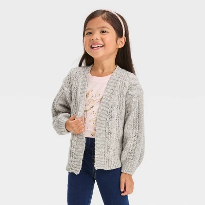 Toddler Girls' Cardigan - Cat & Jack™ 5 Toddler Girls' Cardigan - Cat & Jack™ - Image 3