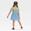 Toddler Girls' Plaid Short Sleeve Top & Denim Skirtall Set - Cat & Jack™ Blue 1 Toddler Girls' Plaid Short Sleeve Top & Denim Skirtall Set - Cat & Jack™ Blue -Kid Clothing GUEST bcc4085b 694d 41a2 afc6 ab2c0aebed4b