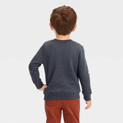 Toddler Boys' 2pk Fleece Crew Neck Sweatshirt - Cat & Jack™ 4 Toddler Boys' 2pk Fleece Crew Neck Sweatshirt - Cat & Jack™ - Image 2