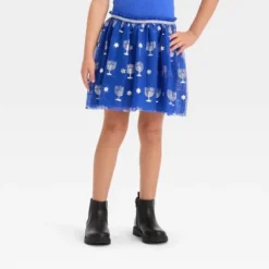 Girls' Hanukkah Tutu Skirt - Cat & Jack™ Cobalt Blue -Kid Clothing GUEST bf964672 119c 4a41 a060 210e7d140581