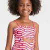 Girls' Striped Star One Piece Swimsuit - Cat & Jack™ -Kid Clothing GUEST bff6cb40 3c6c 4c40 9168 a92823765507