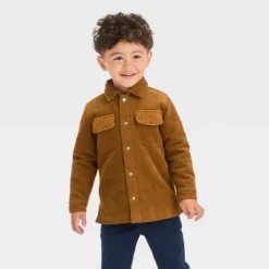 Toddler Boys' Corduroy 'Button-Up' Shacket - Cat & Jack™ Brown -Kid Clothing GUEST bffb38b6 0440 42a9 b29e c6405f011333