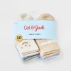 Baby Kids' 10pk Low Cut Socks - Cat & Jack™ 12-24M: Rib Cuffs, Midweight Knit, Solid & Classic Patterns -Kid Clothing GUEST c0128cd3 26c9 438a 895b cd2678472a76
