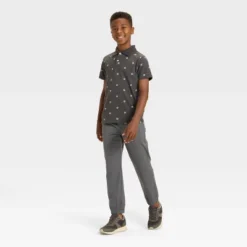 Boys' Short Sleeve Soccer Ball Printed T-Shirt - Cat & Jack™ Charcoal Gray -Kid Clothing GUEST c24e3e32 2166 4010 b9e4 bbadec04f889