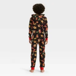 Boys' Food Fight Union Suit - Cat & Jack™ Black