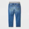 Toddler Boys' 2pk Pull-On Straight Fit Jeans - Cat & Jack™ Blue Denim/Brown