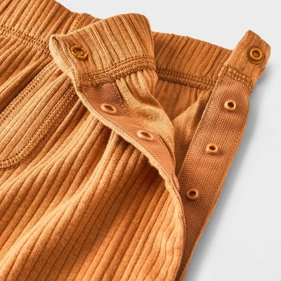 Baby Adaptive Side Snap Pants - Cat & Jack™ Brown 4 Baby Adaptive Side Snap Pants - Cat & Jack™ Brown - Image 2